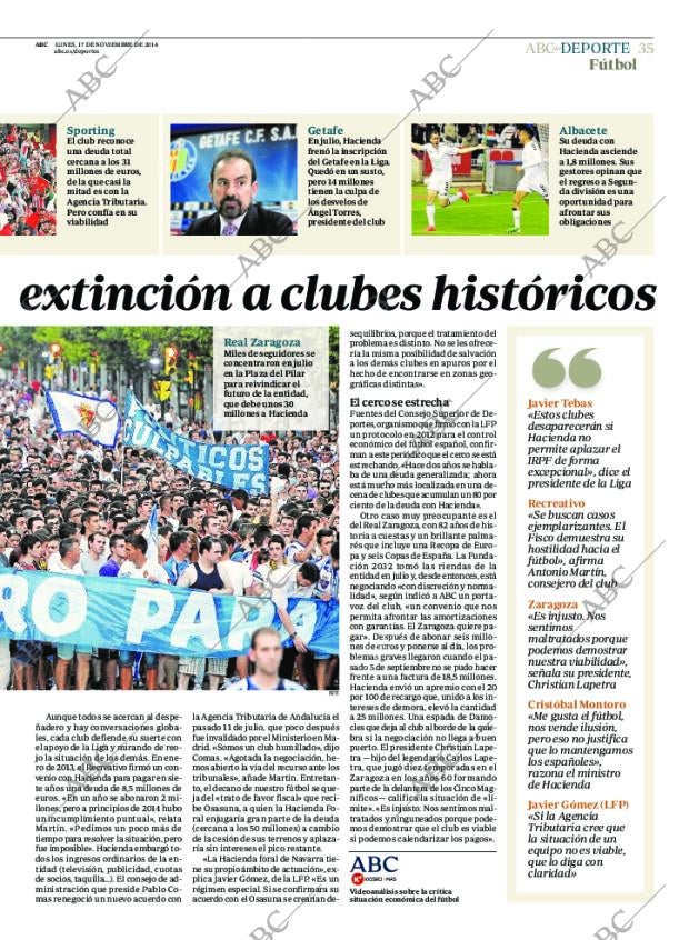 ABC MADRID 17-11-2014 página 35