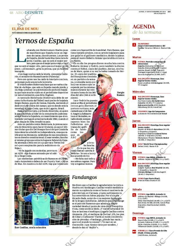 ABC MADRID 17-11-2014 página 48
