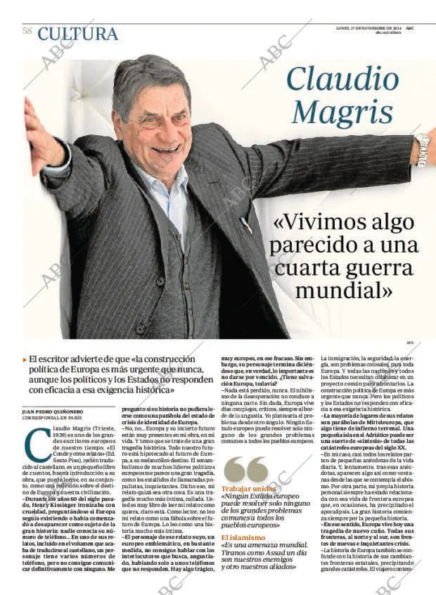 ABC MADRID 17-11-2014 página 58