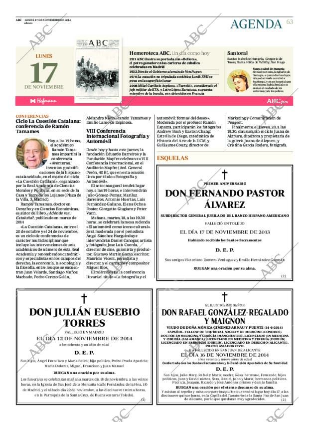 ABC MADRID 17-11-2014 página 63