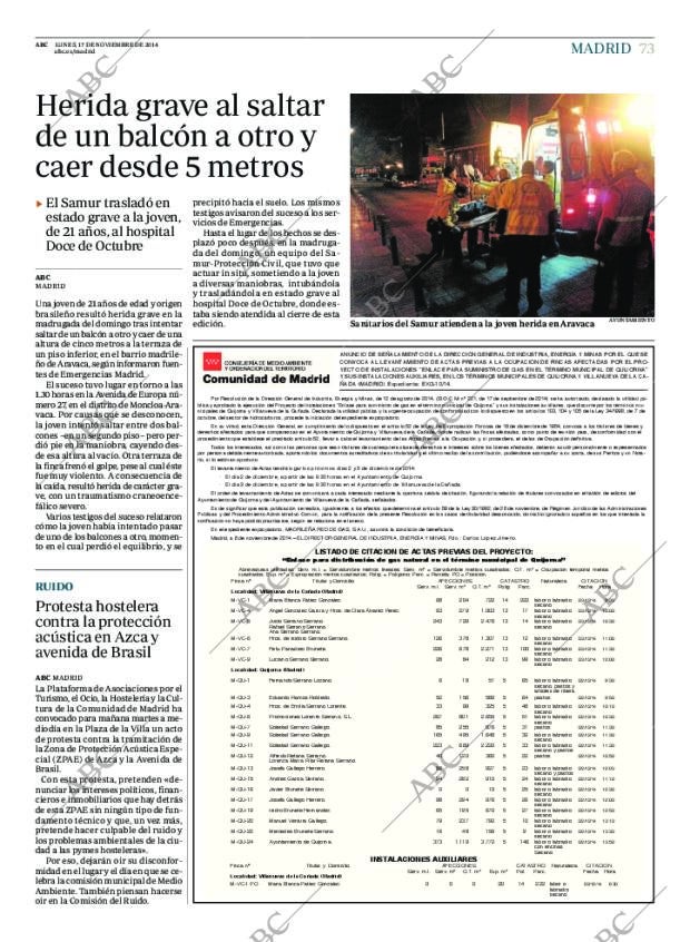 ABC MADRID 17-11-2014 página 73
