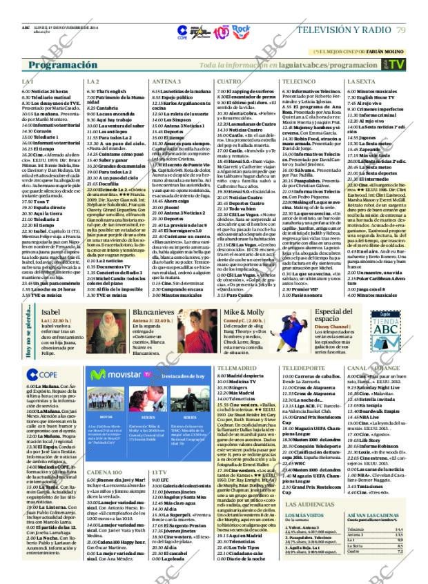 ABC MADRID 17-11-2014 página 79