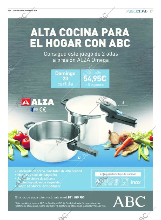 ABC SEVILLA 17-11-2014 página 17