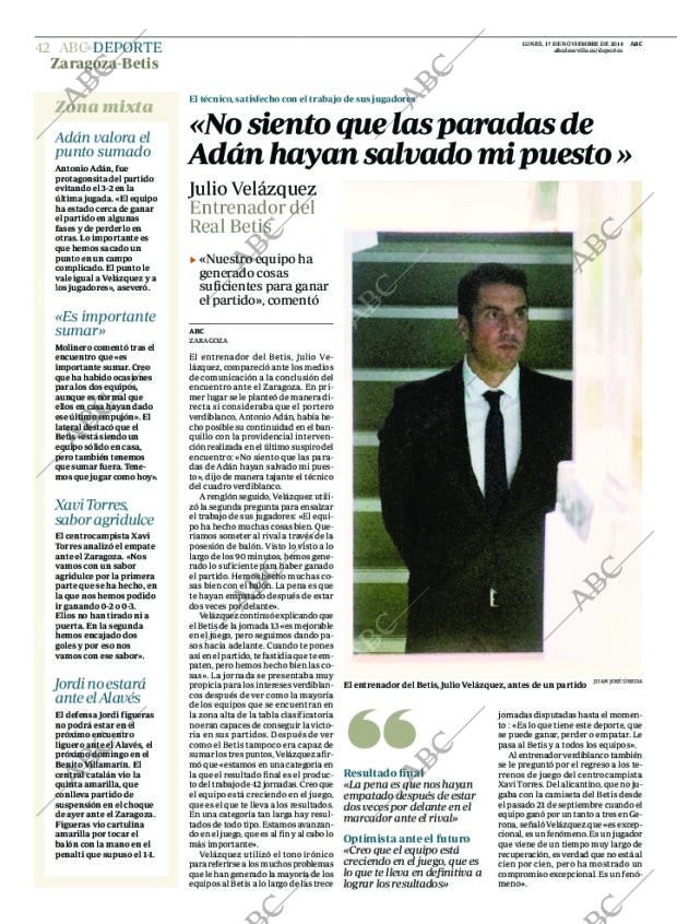 ABC SEVILLA 17-11-2014 página 42