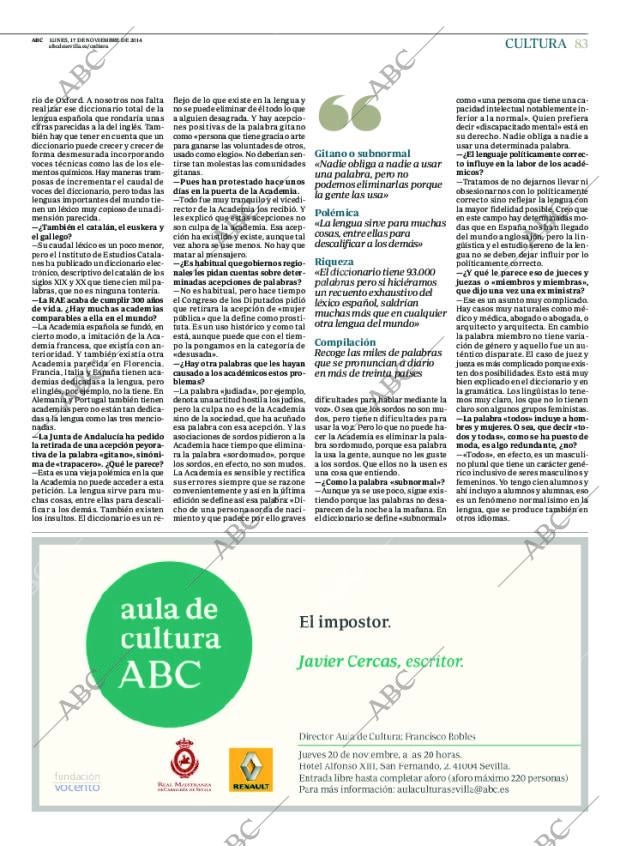 ABC SEVILLA 17-11-2014 página 83