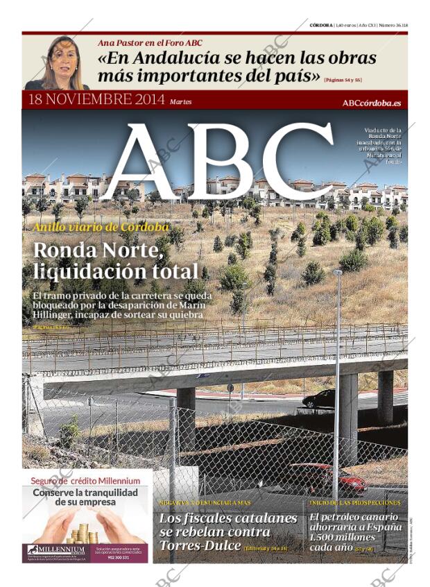 ABC CORDOBA 18-11-2014 página 1