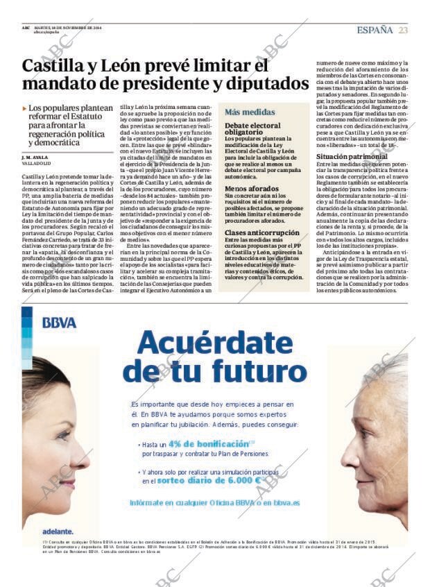 ABC MADRID 18-11-2014 página 23