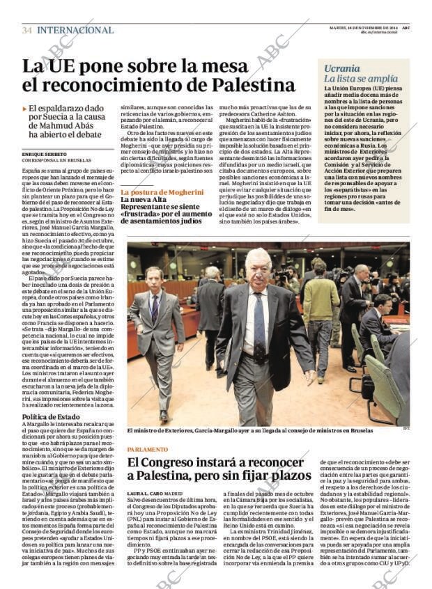ABC MADRID 18-11-2014 página 34