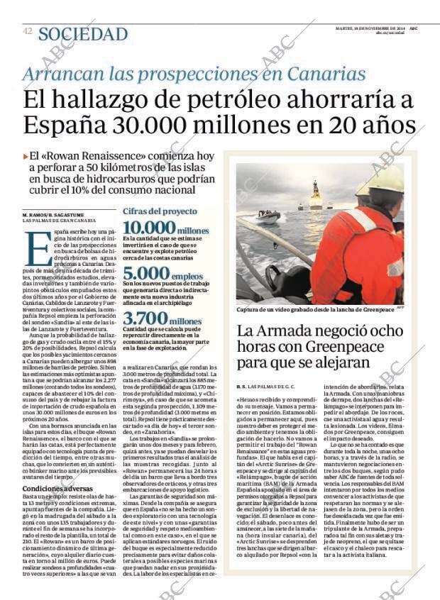 ABC MADRID 18-11-2014 página 46