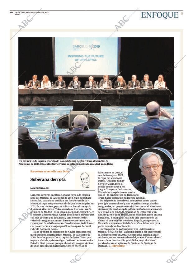 ABC MADRID 19-11-2014 página 5