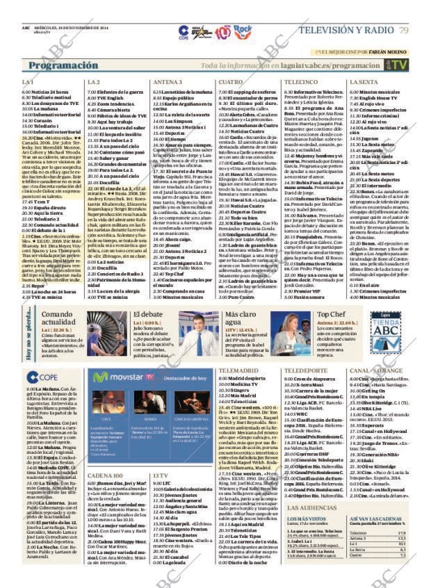 ABC MADRID 19-11-2014 página 79