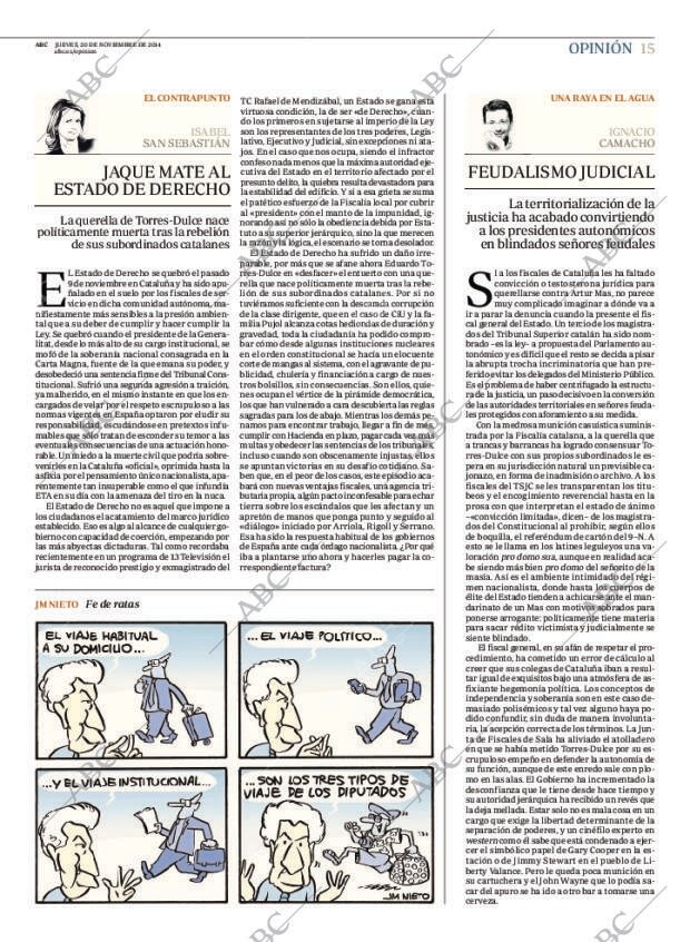 ABC MADRID 20-11-2014 página 15