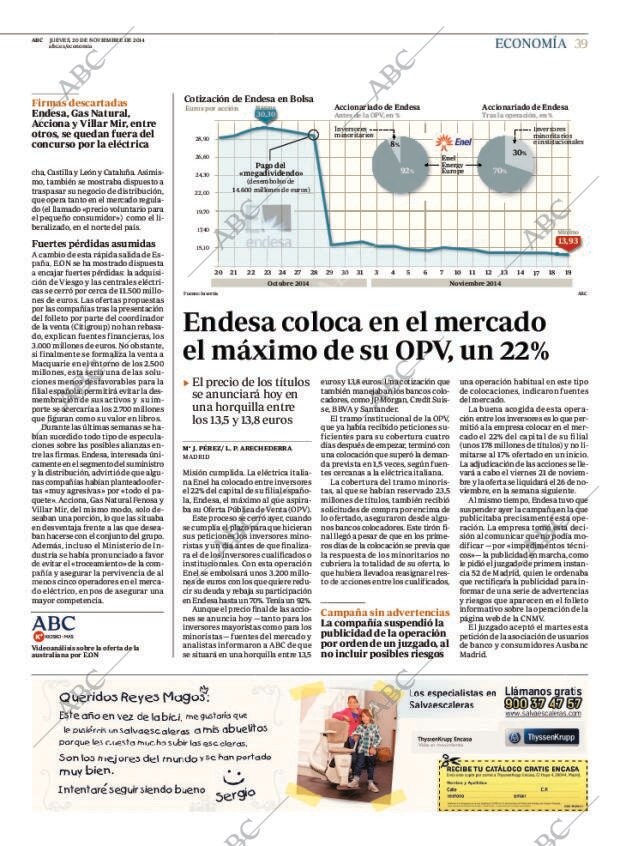 ABC MADRID 20-11-2014 página 39