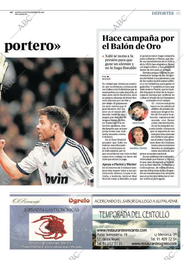 ABC MADRID 20-11-2014 página 55