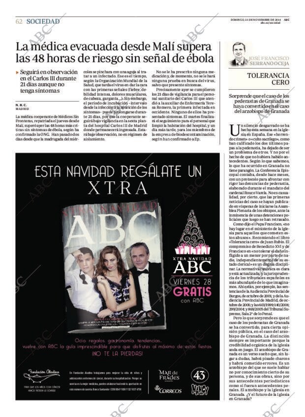 ABC MADRID 23-11-2014 página 64