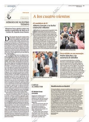 ABC MADRID 24-11-2014 página 14