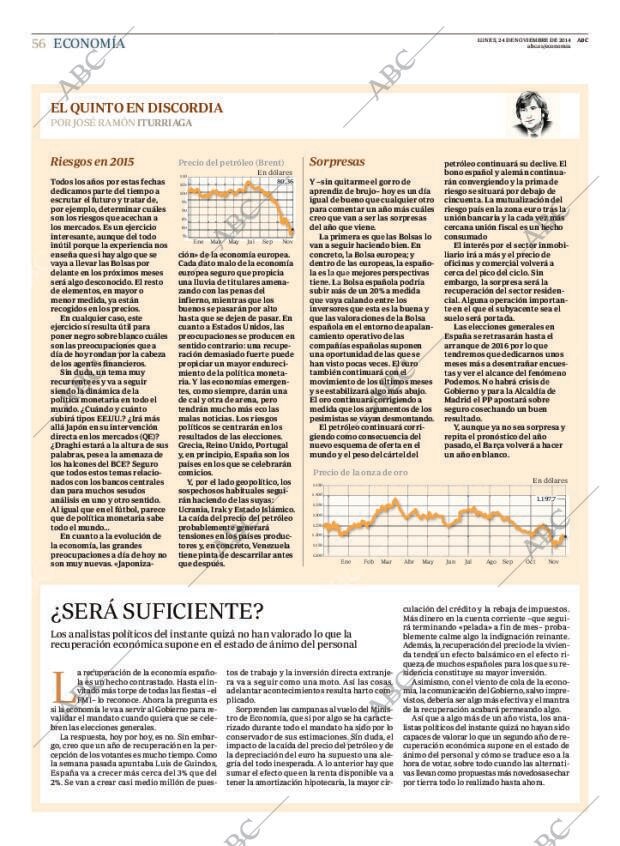 ABC MADRID 24-11-2014 página 56