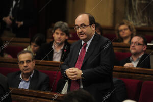 Pleno Parlament de Catalunya. Sesion de Control. Gobierno Artur Mas. Govern....