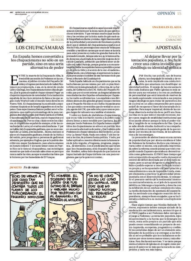 ABC MADRID 26-11-2014 página 15