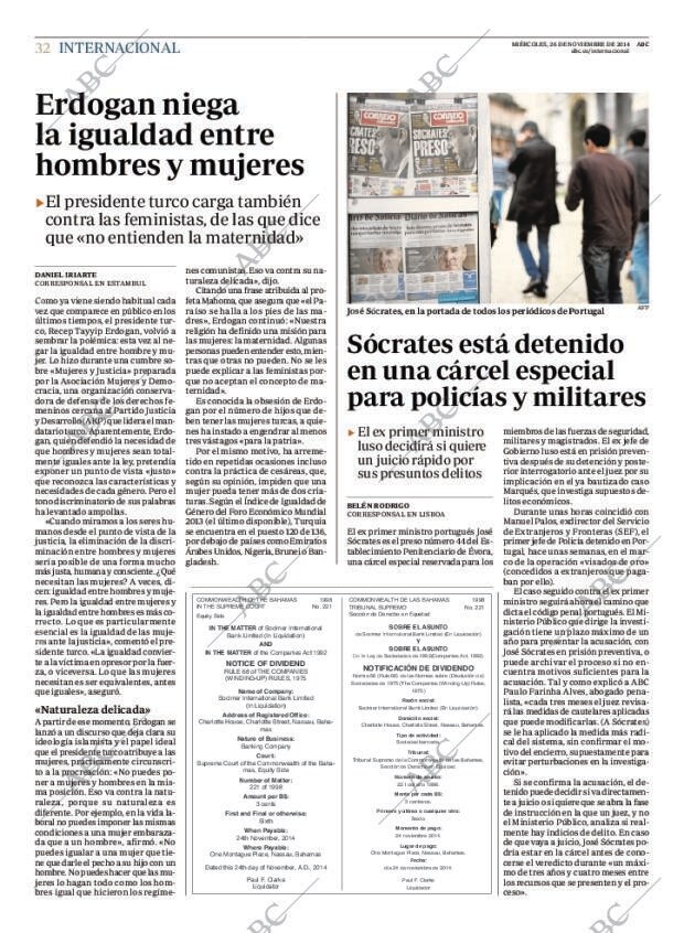 ABC MADRID 26-11-2014 página 32