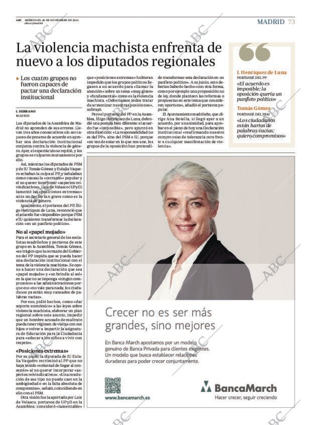 ABC MADRID 26-11-2014 página 73