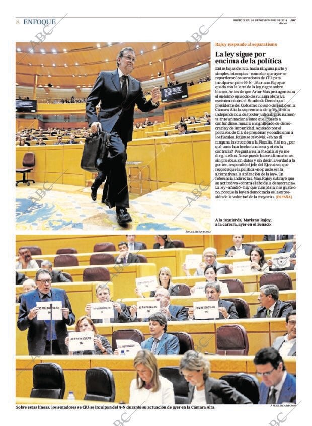 ABC MADRID 26-11-2014 página 8