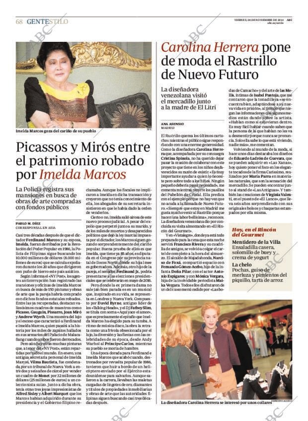 ABC MADRID 28-11-2014 página 68
