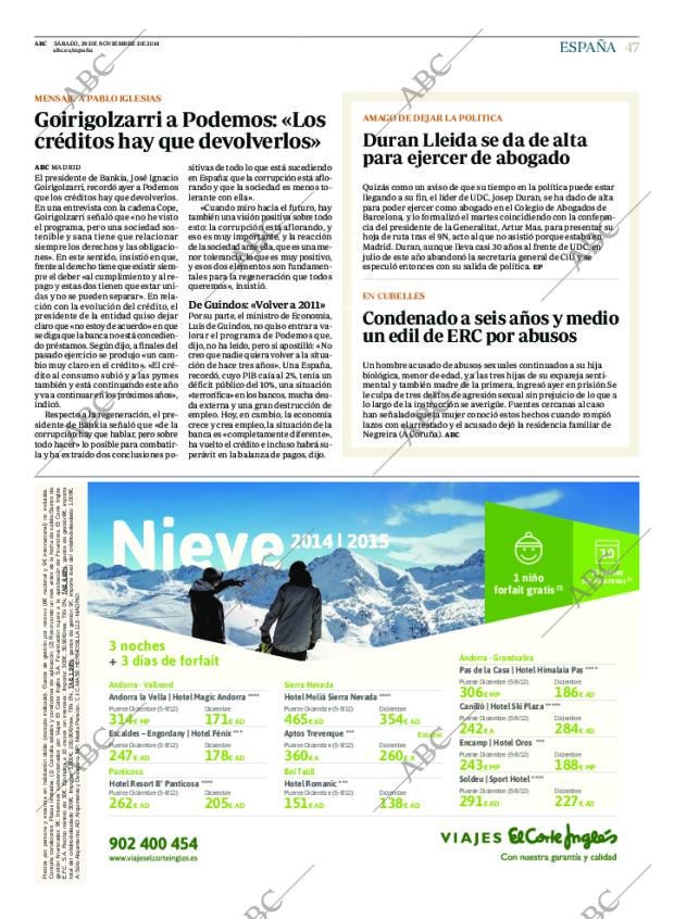 ABC CORDOBA 29-11-2014 página 47