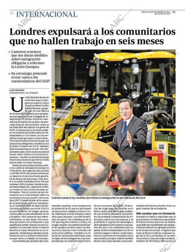 ABC MADRID 29-11-2014 página 30
