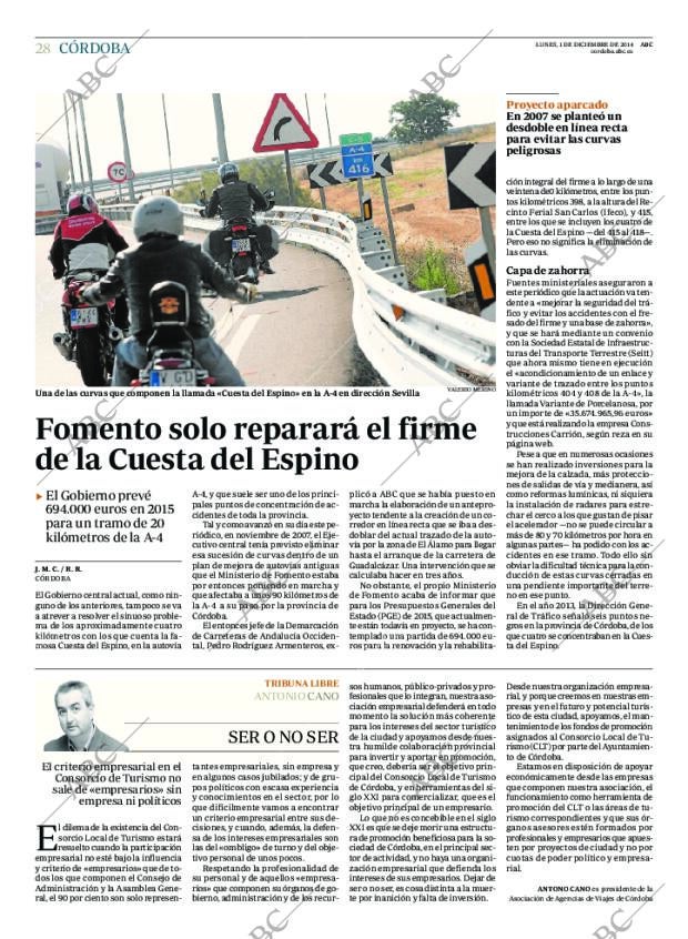 ABC CORDOBA 01-12-2014 página 28