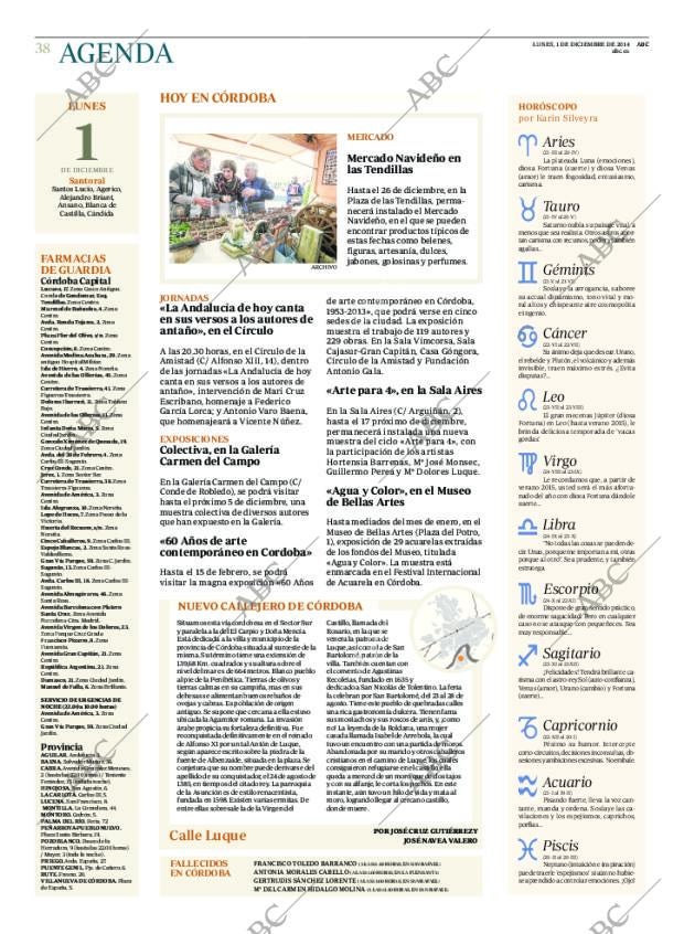 ABC CORDOBA 01-12-2014 página 38