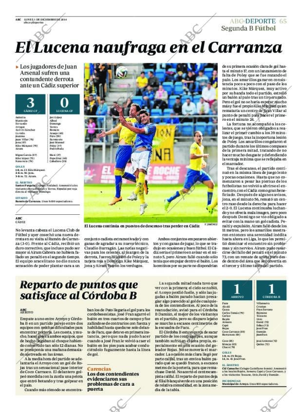 ABC CORDOBA 01-12-2014 página 65