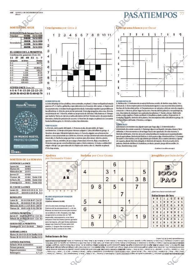 ABC MADRID 01-12-2014 página 77
