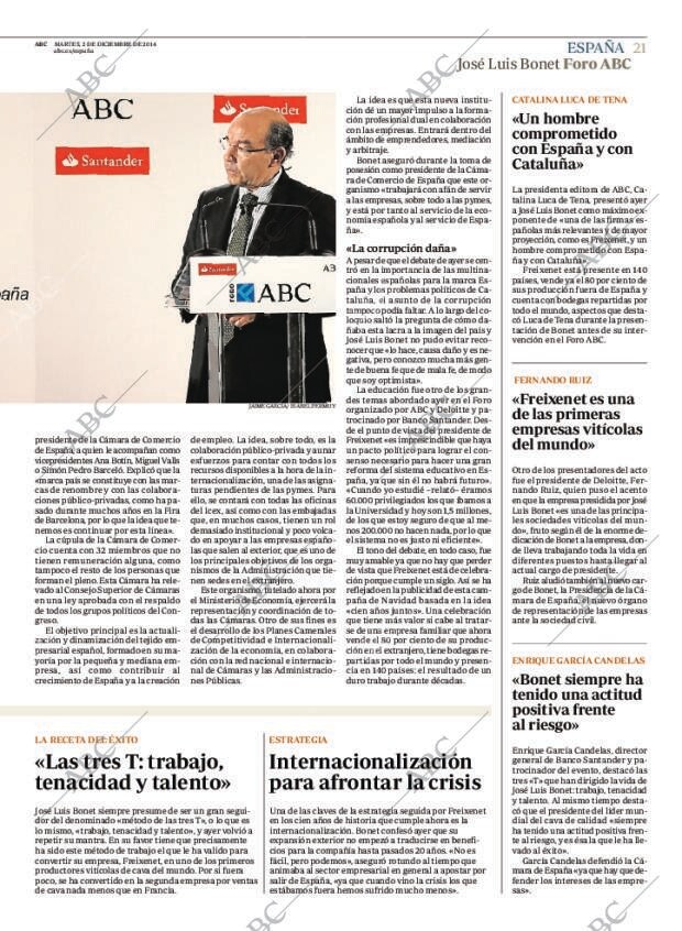 ABC MADRID 02-12-2014 página 21