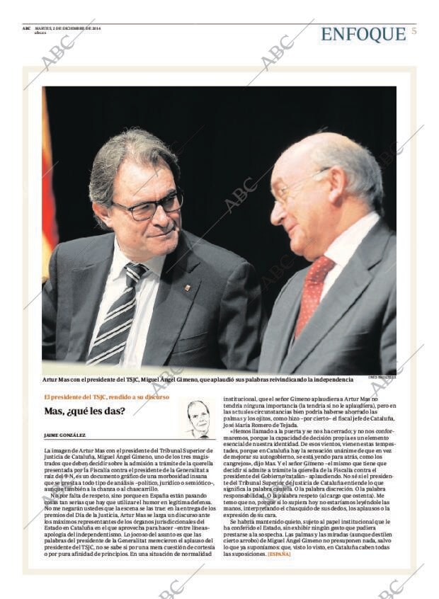 ABC MADRID 02-12-2014 página 5