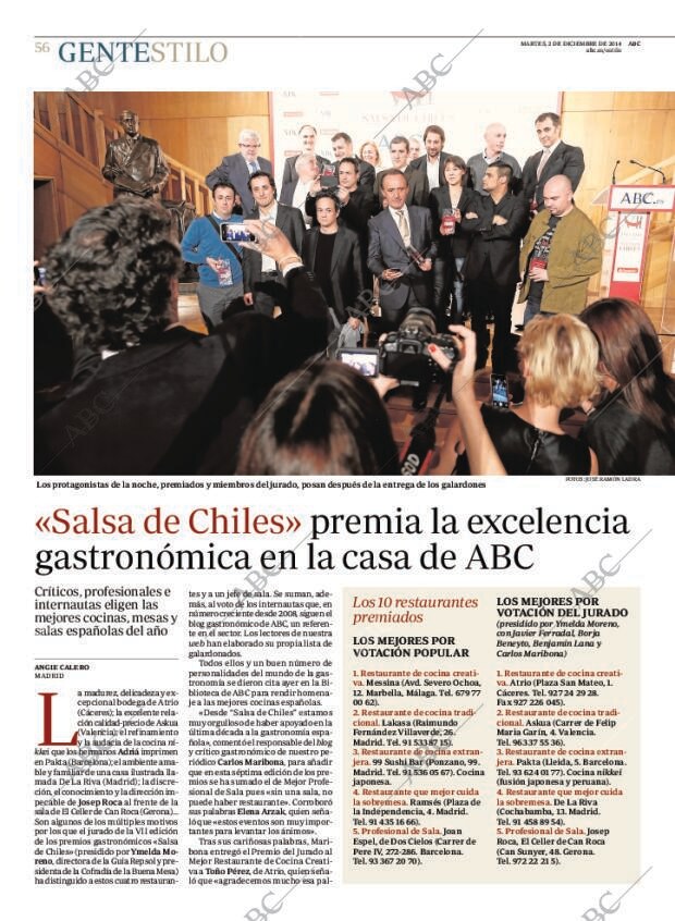 ABC MADRID 02-12-2014 página 60