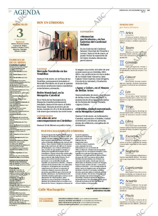 ABC CORDOBA 03-12-2014 página 28