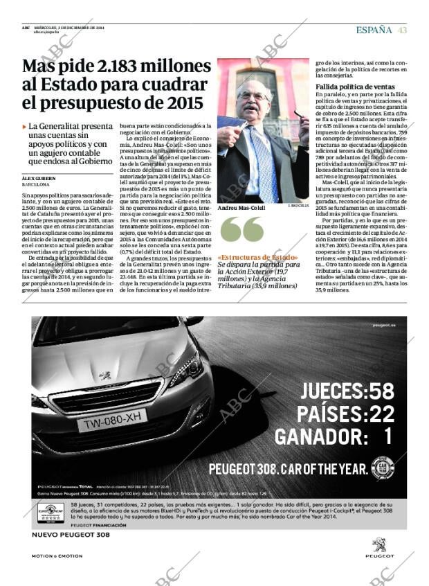 ABC CORDOBA 03-12-2014 página 43