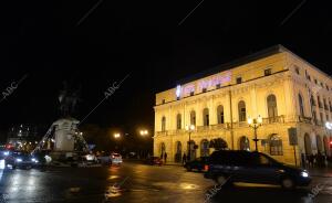 Iluminación navideña en las calles de Burgos