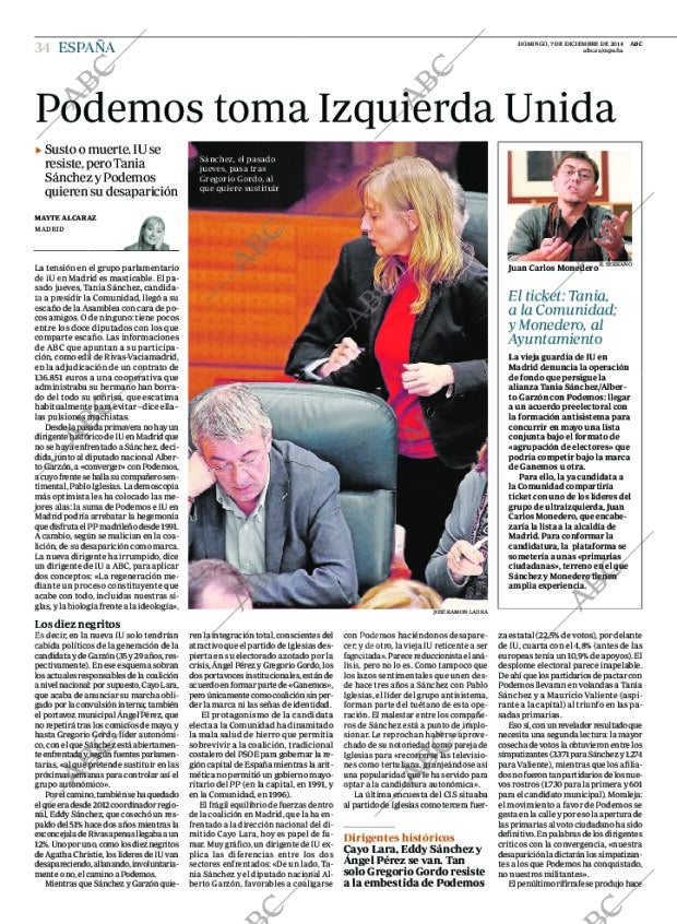 ABC MADRID 07-12-2014 página 34