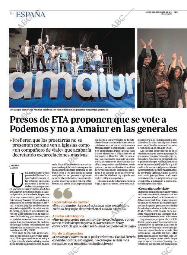 ABC MADRID 08-12-2014 página 16