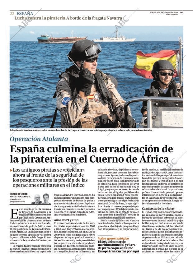 ABC MADRID 08-12-2014 página 22