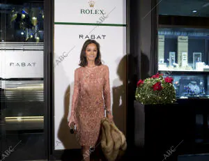 Isabel Preysler en un evento de Rolex en la joyería Rabat de Valencia