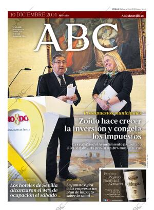 ABC SEVILLA 10-12-2014 página 1
