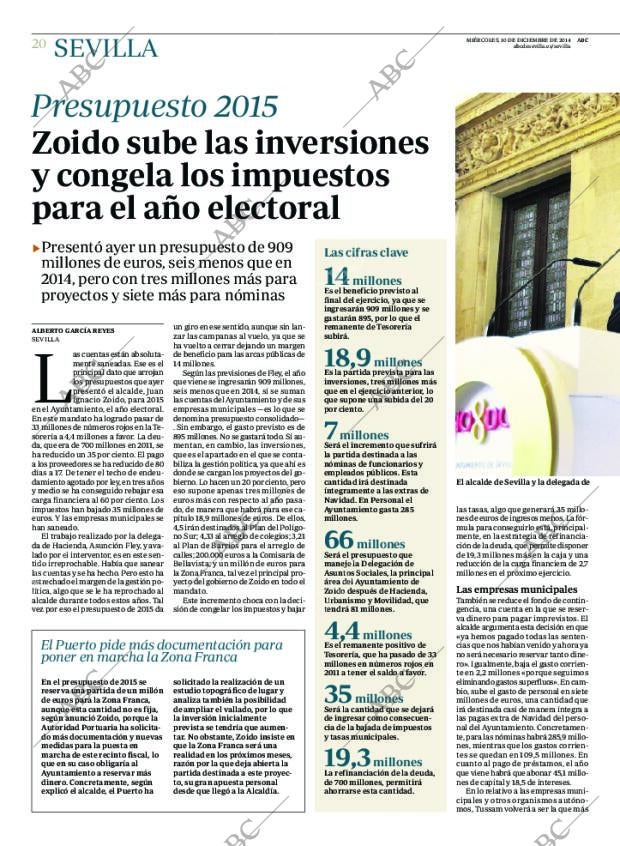 ABC SEVILLA 10-12-2014 página 20