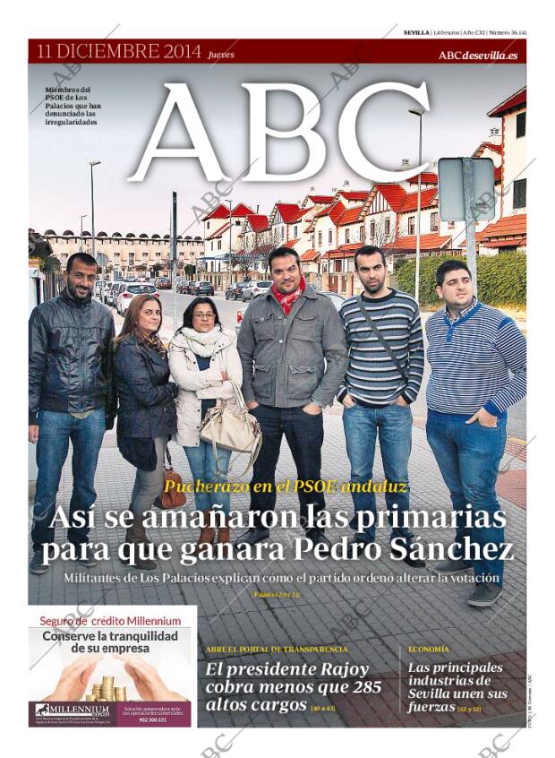 ABC SEVILLA 11-12-2014 página 1