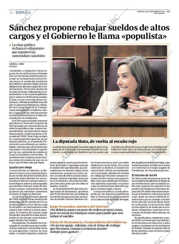 ABC MADRID 12-12-2014 página 26