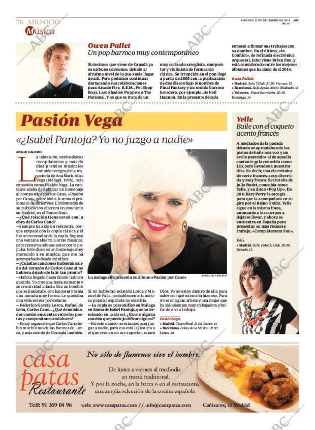 ABC MADRID 12-12-2014 página 76