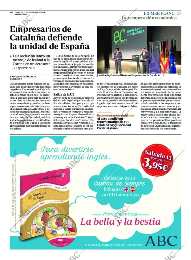 ABC SEVILLA 12-12-2014 página 23