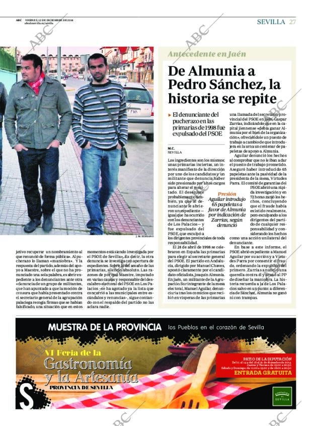 ABC SEVILLA 12-12-2014 página 27